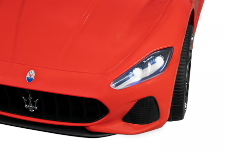 Masinuta electrica rosie pentru copii, Maserati GrandCabrio, 60W, 12V, echipare standard. [8]