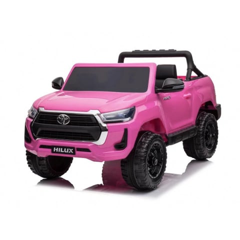 Masinute electrice - Masinuta electrica pentru fetite, Toyota Hilux 4x4 180W 12V 14Ah PREMIUM, culoare Barbie Pink