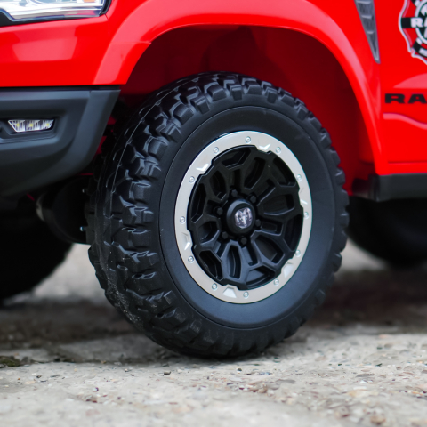 Masinuta electrica pentru mici pompieri DODGE RAM 1500 RHO 140W 12V 10Ah, RED [12]