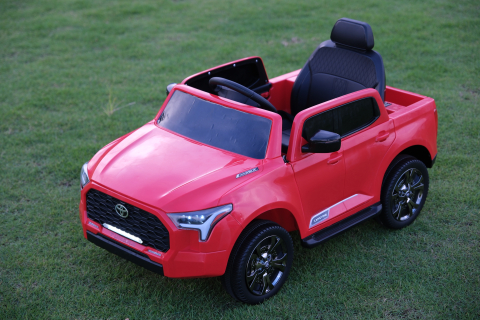 Masinuta electrica pentru copii Toyota Tundra I-max Force 12V 80W, premium, rosu [3]
