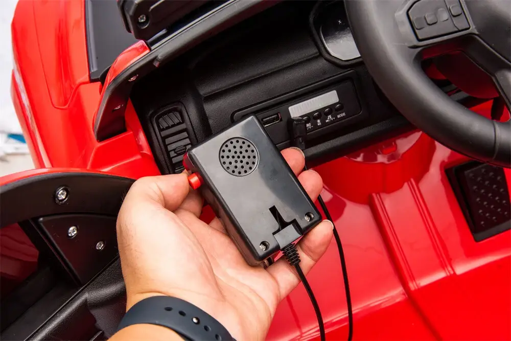 Masinuta electrica pentru mici pompieri DODGE RAM 1500 RHO 140W 12V 10Ah, RED [9]