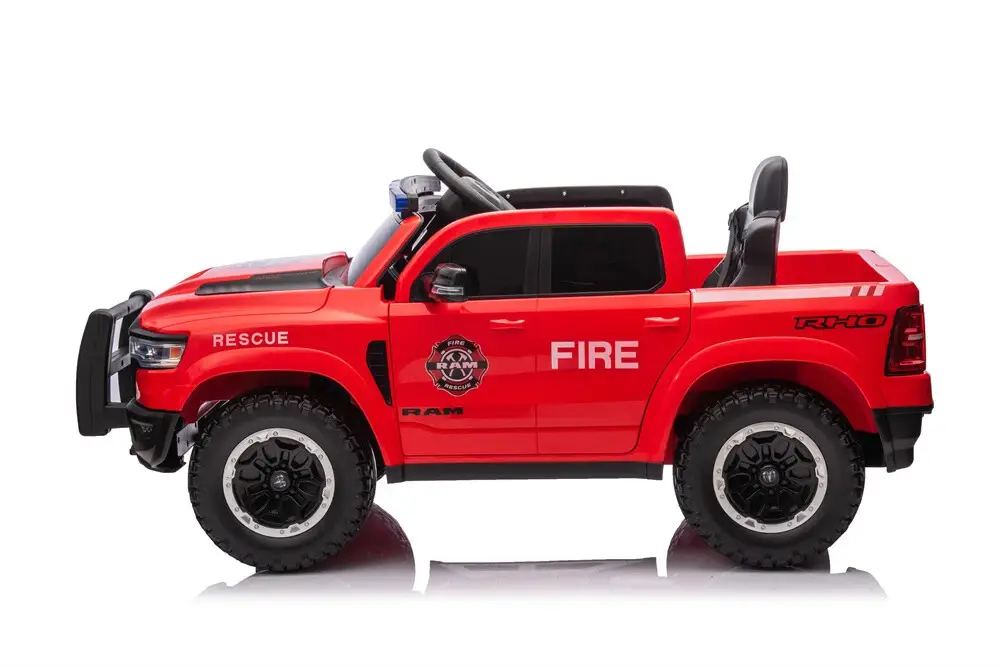 Masinuta electrica pentru mici pompieri DODGE RAM 1500 RHO 140W 12V 10Ah, RED [2]