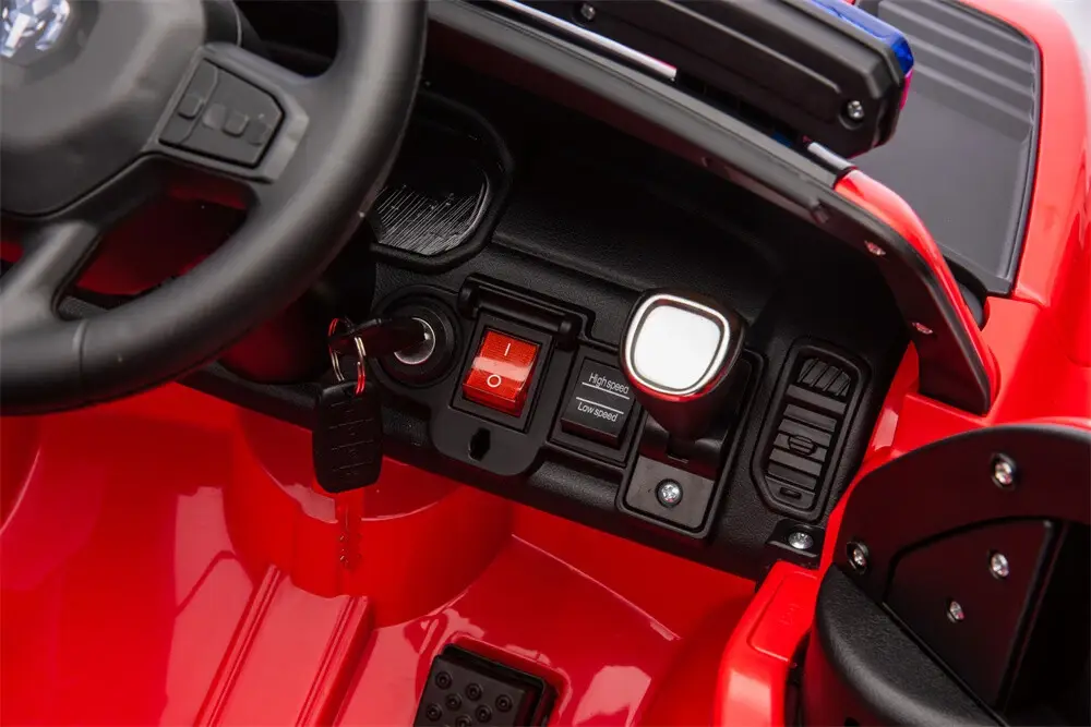 Masinuta electrica pentru mici pompieri DODGE RAM 1500 RHO 140W 12V 10Ah, RED [10]