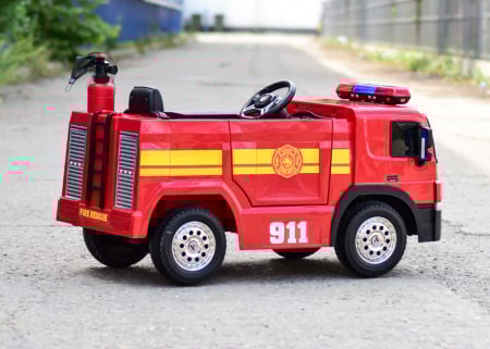 Masinuta electrica de pompieri pentru copii 2-6 ani [5]