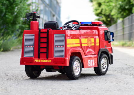 Masinuta electrica de pompieri pentru copii 2-6 ani [6]