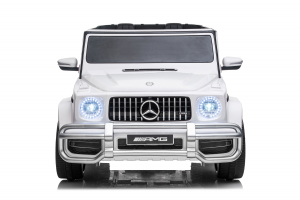 Masinuta electrica pentru 2 copii Mercedes G63 XXL 4x4 180W 12V PREMIUM culoare Alba [1]