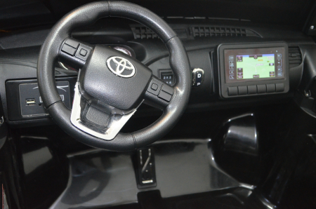 Masinuta electrica Toyota Hilux 4x4 180W 12V PREMIUM #Negru [7]