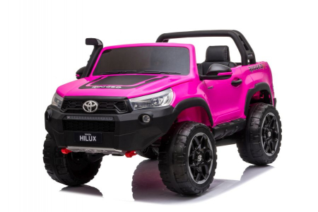 Masinute electrice - Masinuta electrica Toyota Hilux 4x4 180W 12V PREMIUM culoare Roz