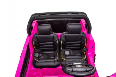 Masinuta electrica Toyota Hilux 4x4 180W 12V PREMIUM culoare Roz [20]