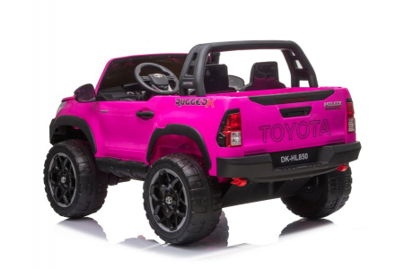 Masinuta electrica Toyota Hilux 4x4 180W 12V PREMIUM culoare Roz [3]