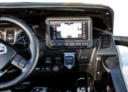Masinuta electrica Toyota Hilux, noul model, 4x4 180W 12V 14Ah PREMIUM, culoare Negru [7]