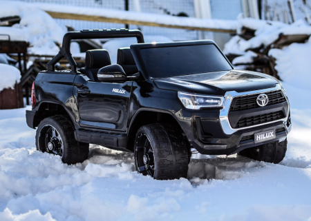 Masinuta electrica Toyota Hilux, noul model, 4x4 180W 12V 14Ah PREMIUM, culoare Negru [2]