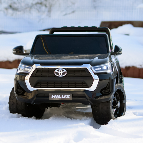 Masinuta electrica Toyota Hilux, noul model, 4x4 180W 12V 14Ah PREMIUM, culoare Negru [7]