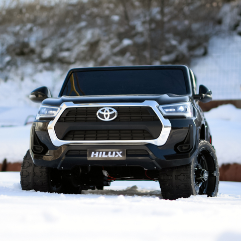 Masinuta electrica Toyota Hilux, noul model, 4x4 180W 12V 14Ah PREMIUM, culoare Negru [1]