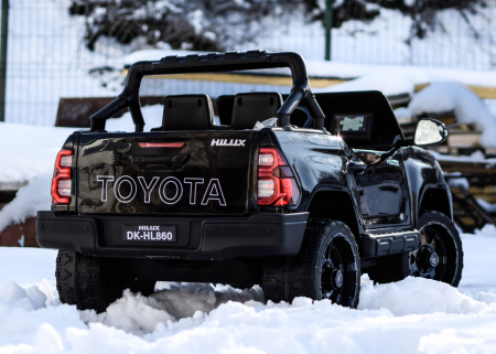 Masinuta electrica Toyota Hilux, noul model, 4x4 180W 12V 14Ah PREMIUM, culoare Negru [4]