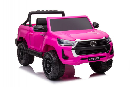 Masinuta electrica pentru fetite, Toyota Hilux 4x4 180W 12V 14Ah PREMIUM, culoare Barbie Pink [6]