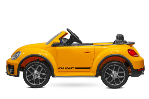 Masinuta electrica VW Beetle Dune Cabrio STANDARD #Galben [3]