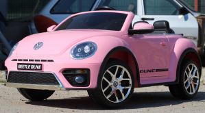 Masinuta electrica VW Beetle Dune Cabrio STANDARD #Roz [3]