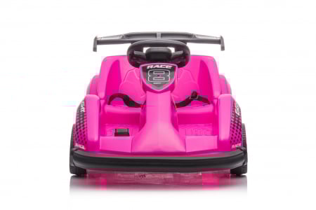 Masinuta-Kart electric pentru copii 2-5 ani, RACE8 35W 6V, telecomanda, culoare Roz [2]