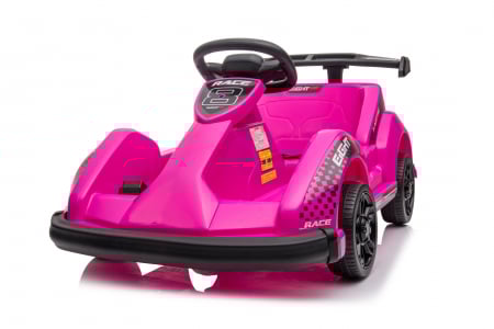 Masinute electrice - Masinuta-Kart electric pentru copii 2-5 ani, RACE8 35W 6V, telecomanda, culoare Roz