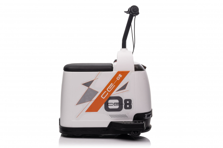 Masinuta electrica pentru copii 5-9 ani, Kinderauto Box-Car 360, 180W, 24V, culoare alba [25]