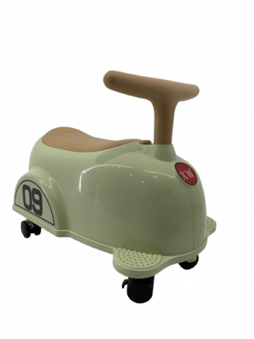 Masinuta premergator fara pedale, Kinderauto BabyCar, verde