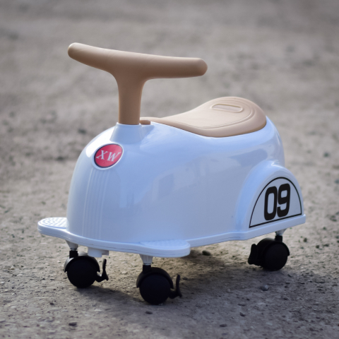 Masinuta premergator fara pedale, Kinderauto BabyCar, Gri [1]