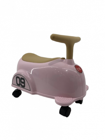Masinuta premergator fara pedale, Kinderauto BabyCar, Rose Quartz