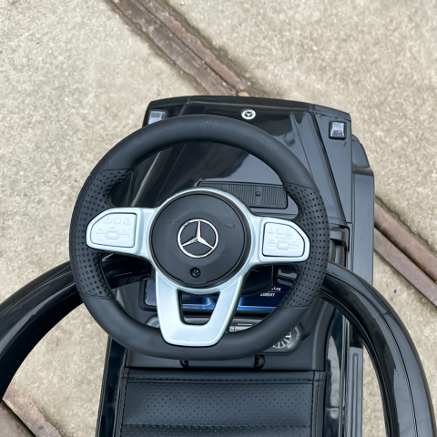 Masinuta carucior copii Mercedes G350d cu parasolar negru [14]