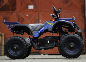 Mini ATV electric NITRO Torino Deluxe Quad 800W 36V #Albastru [4]