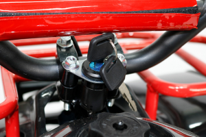 Mini ATV electric NITRO Torino Deluxe Quad 800W 36V #Rosu [6]