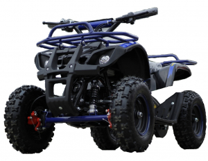 ATV & UTV Electrice - Mini ATV Electric Eco Torino Deluxe 1000W 48V cu 3 Trepte de Viteza #Albastru