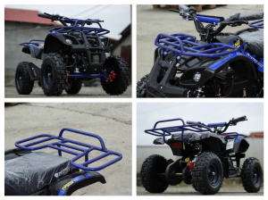 Mini ATV Electric Eco Torino Deluxe 1000W 48V cu 3 Trepte de Viteza #Albastru [5]