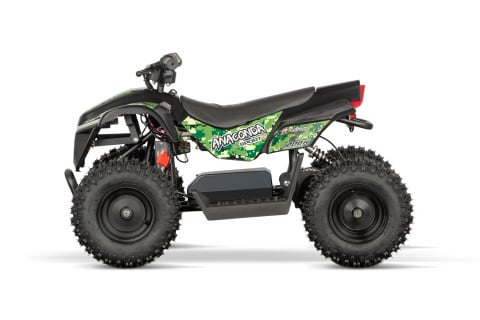 ATV electric NITRO E-QUAD Anaconda VX 800W cu baterie 36V 12Ah Lithium, Army green [2]