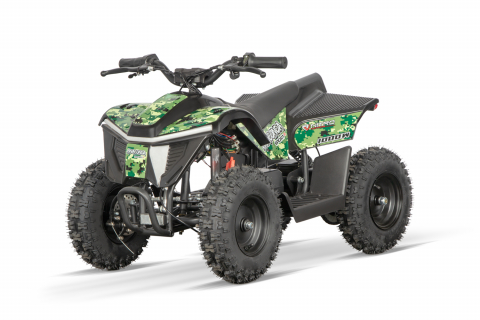 ATV & UTV Electrice - ATV electric NITRO E-QUAD Anaconda VX 800W cu baterie 36V 12Ah Lithium, Army green