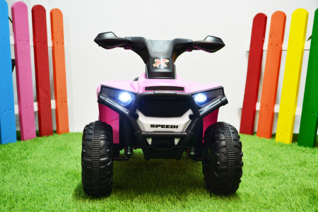Mini ATV electric pentru fetite BJ116 35W 6V STANDARD #Roz [24]