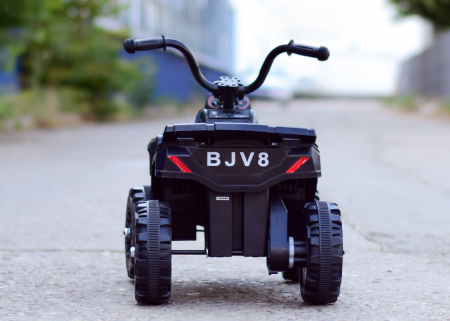 Mini atv electric pentru copii Kinderauto Glory 25W 6V, music player, albastru [5]