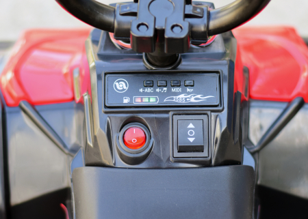 Mini atv electric pentru copii 18 - 36 luni, Kinderauto Glory 25W 6V, culoare rosie [10]