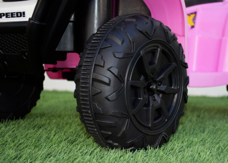 Mini ATV electric pentru fetite BJ116 35W 6V STANDARD #Roz [12]