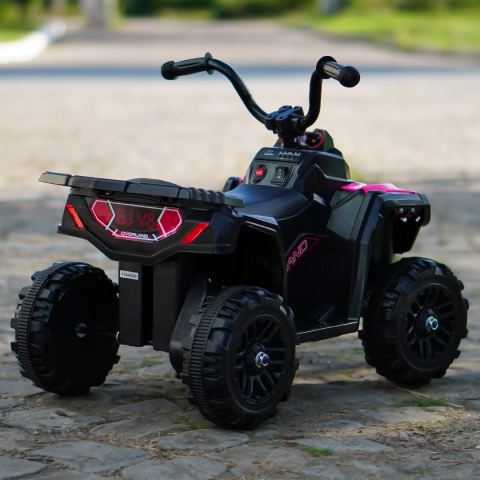 Mini atv electric pentru fetite, Kinderauto Glory 25W 6V, culoare roz [5]