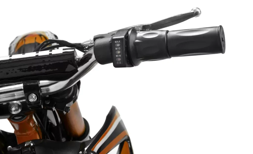 Motocicleta electrica pentru copii Kinder Eco Ghepard 500W 36V, culoare Portocalie [8]