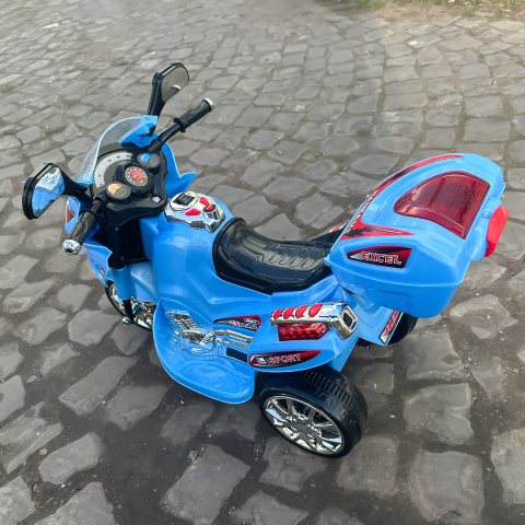Mini Motocicleta electrica C051 35W cu 3 roti STANDARD #Albastru [23]