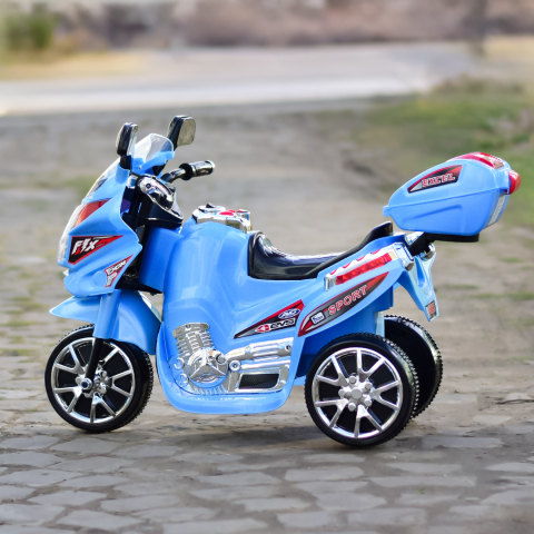 Mini Motocicleta electrica C051 35W cu 3 roti STANDARD #Albastru [15]
