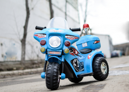 Mini Motocicleta electrica cu 3 roti BJQ991 STANDARD #Albastru [3]