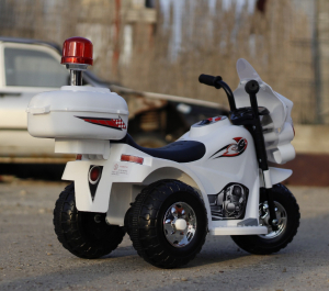 Motocicleta electrica pentru copii LQ998, 3 roti, Alba [4]
