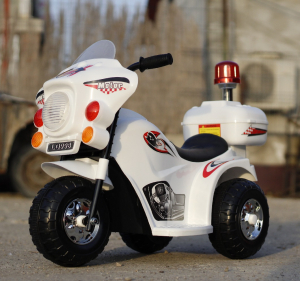 Motocicleta electrica pentru copii LQ998, 3 roti, Alba [2]
