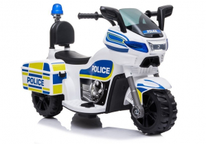 Motociclete electrice - Mini Motocicleta electrica Police Motorbike TR1912 STANDARD #Alb