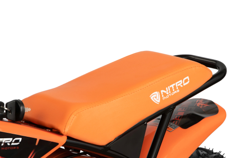 Mini Motocicleta electrica cu roti ajutatore, NITRO ECO Flee 300W 24V, culoare Portocalie [10]