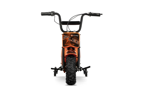 Mini Motocicleta electrica cu roti ajutatore, NITRO ECO Flee 300W 24V, culoare Portocalie [5]