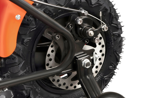 Mini Motocicleta electrica cu roti ajutatore, NITRO ECO Flee 300W 24V, culoare Portocalie [8]